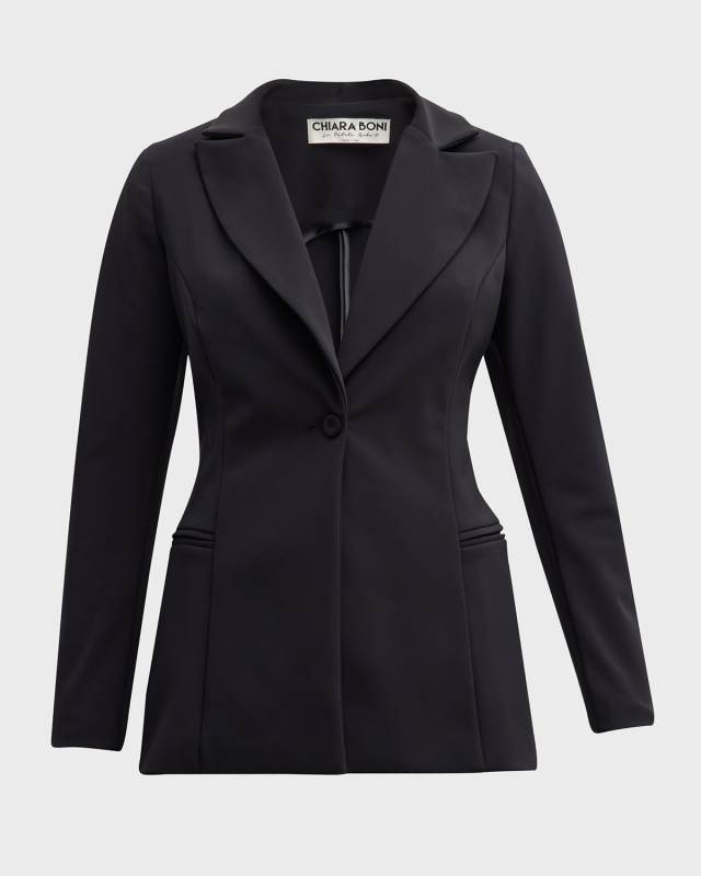 Alex Tailored Single-Button Blazer